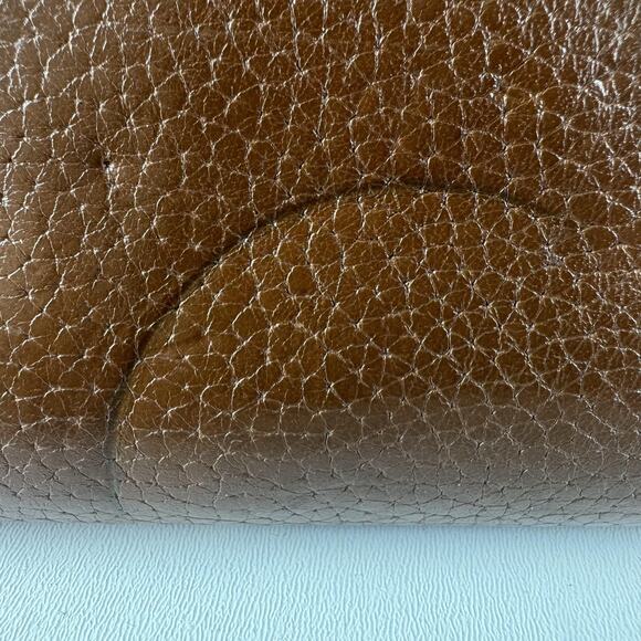 Valentino Garavani Wallet Womens Brown Leather Studded Zip Around Wristlet Italy - Picture 5 of 16